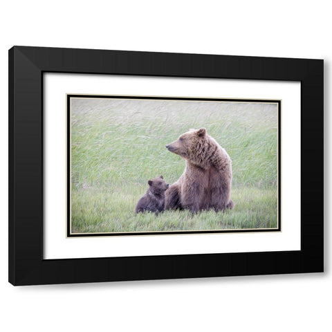 My Mom - My Best Friend Black Modern Wood Framed Art Print with Double Matting by Doyle, Renee