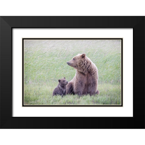 My Mom - My Best Friend Black Modern Wood Framed Art Print with Double Matting by Doyle, Renee