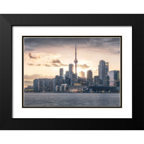 Lightburst! Black Modern Wood Framed Art Print with Double Matting by Hill, David