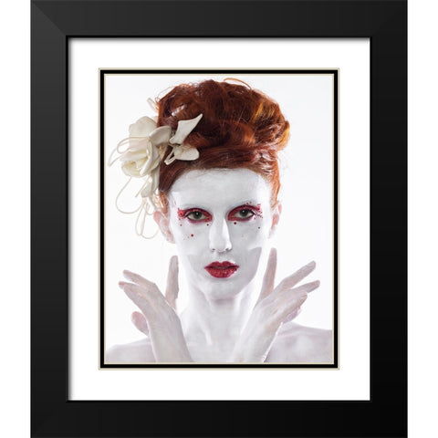 Bianco Black Modern Wood Framed Art Print with Double Matting by Photography Espressive