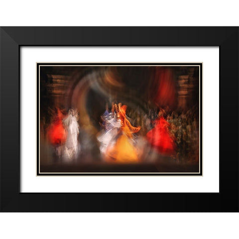 Before Qbuona Cenaq Black Modern Wood Framed Art Print with Double Matting by Shawki, Mohamed