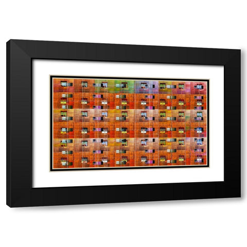 Embedded Windows Black Modern Wood Framed Art Print with Double Matting by Domont, Jois