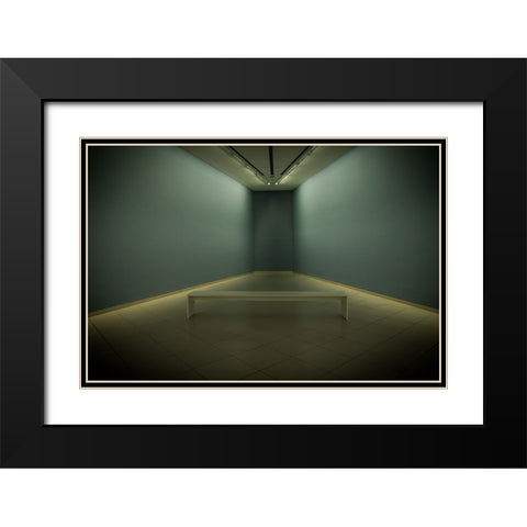 Room Black Modern Wood Framed Art Print with Double Matting by Wolters-Wrase, Heike