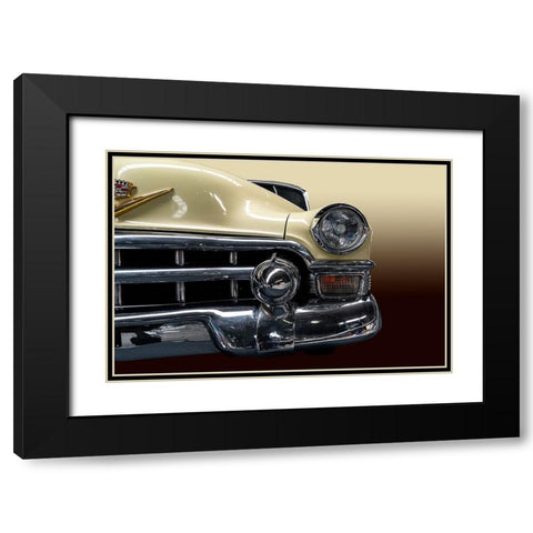 The Beige Cadillac Black Modern Wood Framed Art Print with Double Matting by Weber, Roland