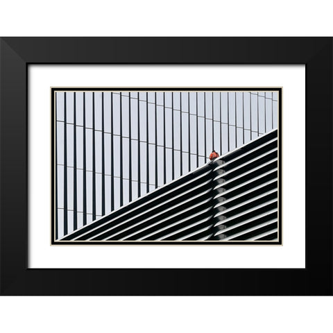 Science Park Black Modern Wood Framed Art Print with Double Matting by Wilbers, Wiebe