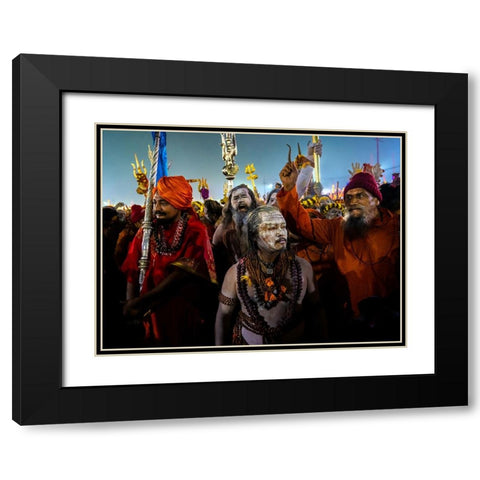 Clans III - A Photo Collection Black Modern Wood Framed Art Print with Double Matting by Steverson, Michael
