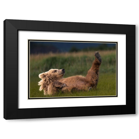Pedicure Anyone? Black Modern Wood Framed Art Print with Double Matting by Gill, Barbara