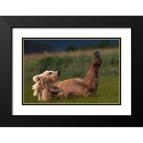 Pedicure Anyone? Black Modern Wood Framed Art Print with Double Matting by Gill, Barbara