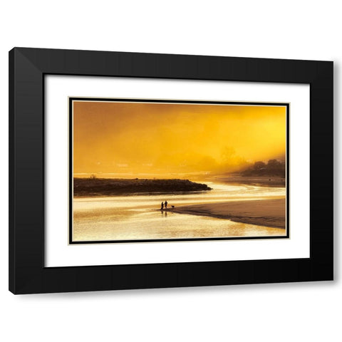 Perfec Day Black Modern Wood Framed Art Print with Double Matting by Concepcion Alvarado, Jesus