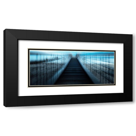 Andattheend... Black Modern Wood Framed Art Print with Double Matting by Mus, Jurgen