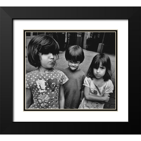 Untitled Black Modern Wood Framed Art Print with Double Matting by Getsadze, Zurab