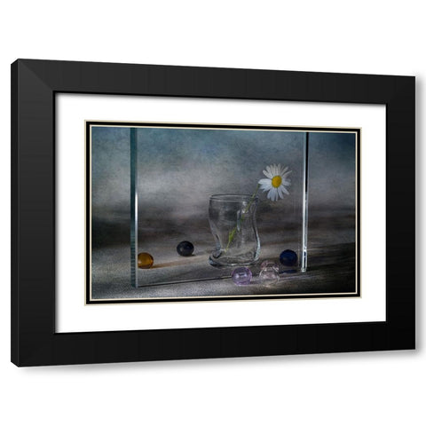 Autumn Miniature Black Modern Wood Framed Art Print with Double Matting by Kopcev, Igor