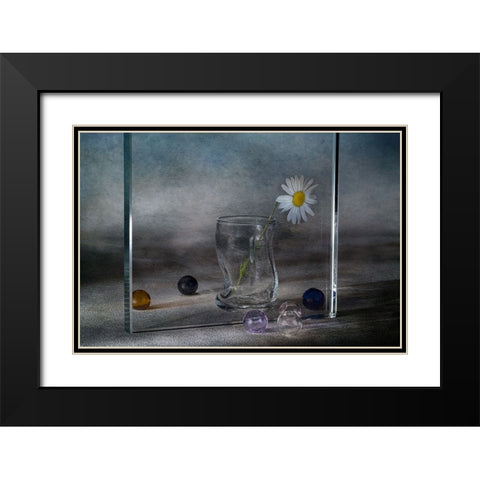 Autumn Miniature Black Modern Wood Framed Art Print with Double Matting by Kopcev, Igor