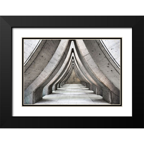 Cathedral Of Concrete Black Modern Wood Framed Art Print with Double Matting by Reichert, Renate
