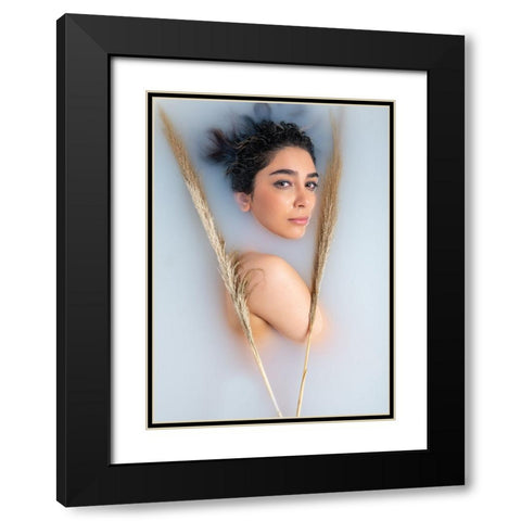Untitled Black Modern Wood Framed Art Print with Double Matting by Sedaghi, Hooman