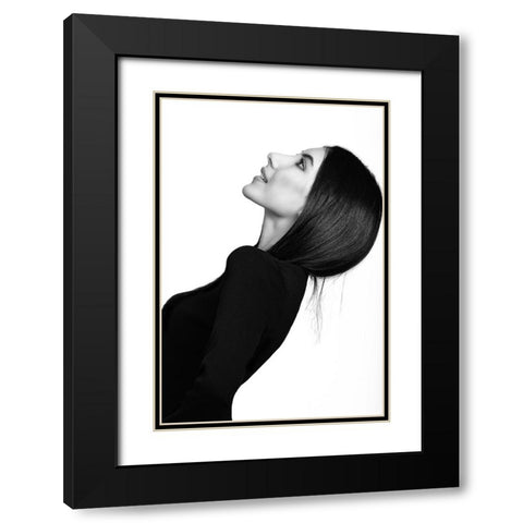 Untitled Black Modern Wood Framed Art Print with Double Matting by Tejada, Cesar