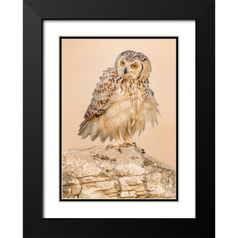 New Hair Cut.! Black Modern Wood Framed Art Print with Double Matting by Elkahlawi, Ahmed