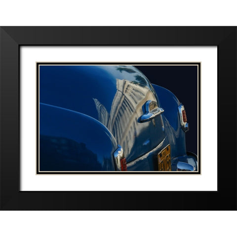 Reflection Black Modern Wood Framed Art Print with Double Matting by CreativeArtSolution