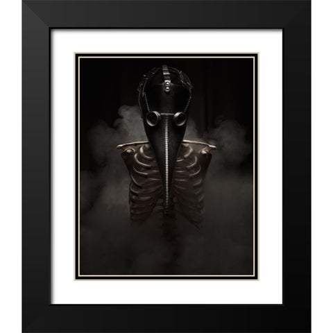 From The Darkness I Will Rise Black Modern Wood Framed Art Print with Double Matting by Damsten, Petri