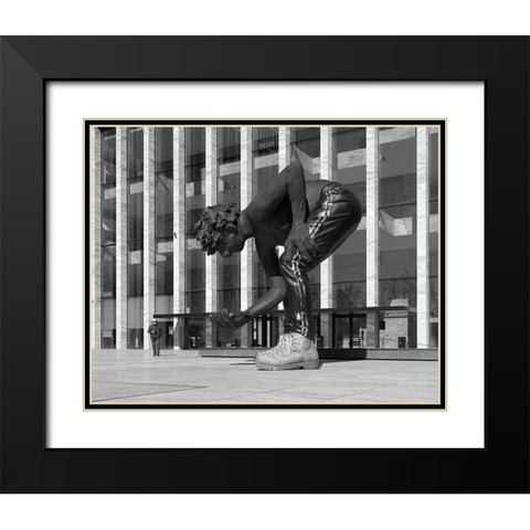 De Reus-En De Menselijke Maat Black Modern Wood Framed Art Print with Double Matting by Agterhof, Piet