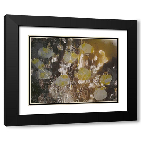 Honesty impression Black Modern Wood Framed Art Print with Double Matting by Talen, Nel