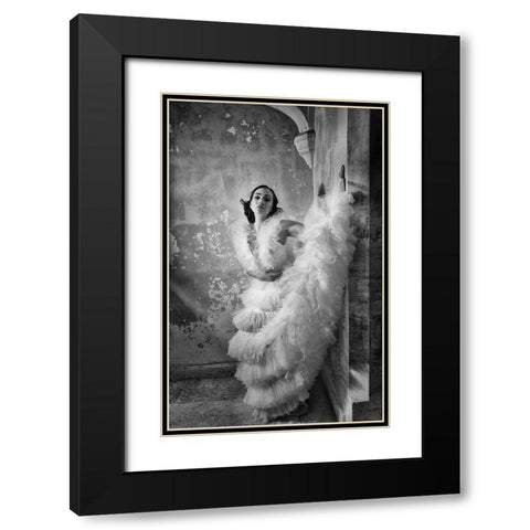 The Hollywood Starlet Black Modern Wood Framed Art Print with Double Matting by Dixon, Colin