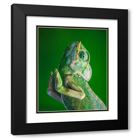 Praying! Black Modern Wood Framed Art Print with Double Matting by Elkahlawi, Ahmed