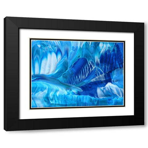 Ice age Black Modern Wood Framed Art Print with Double Matting by Westum, Heidi