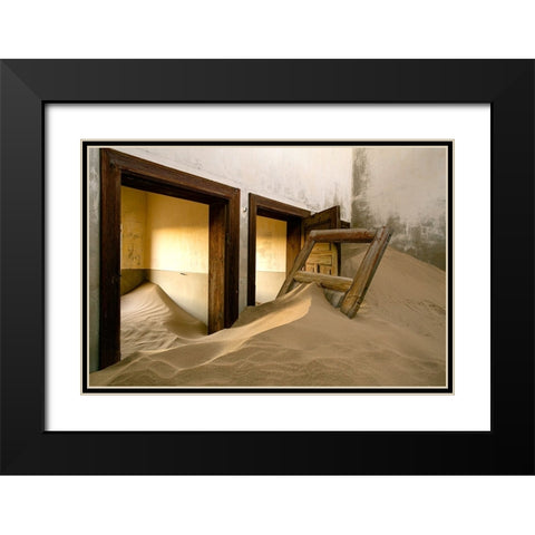 once upon a time Black Modern Wood Framed Art Print with Double Matting by Wiener, Iris