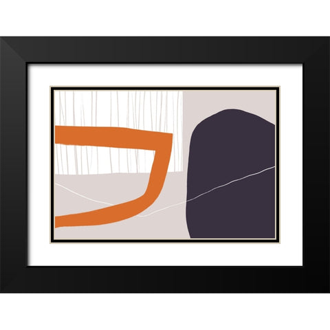 All I wanna do Black Modern Wood Framed Art Print with Double Matting by uplusmestudio