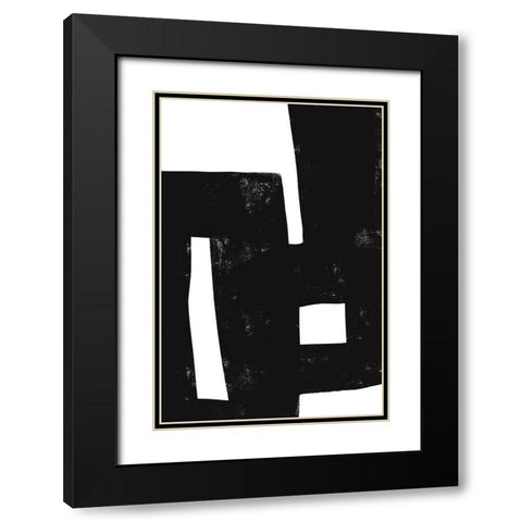 I was never there Black Modern Wood Framed Art Print with Double Matting by uplusmestudio