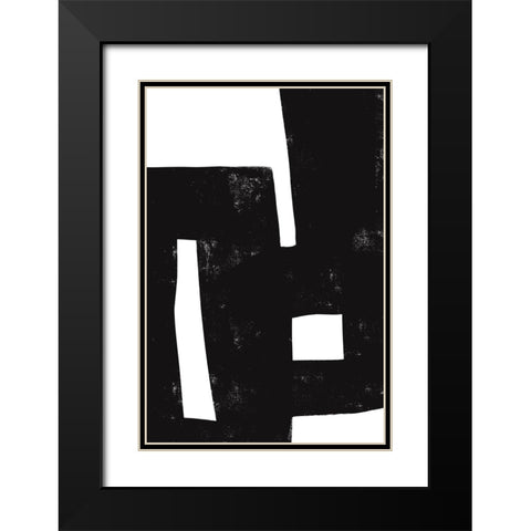 I was never there Black Modern Wood Framed Art Print with Double Matting by uplusmestudio