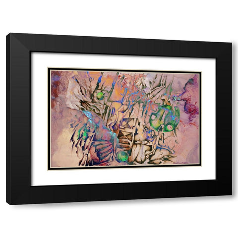 The night composition Black Modern Wood Framed Art Print with Double Matting by Kulik, Rafal