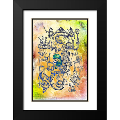 A gray mushroom cabbie No. 3 Black Modern Wood Framed Art Print with Double Matting by Kulik, Rafal