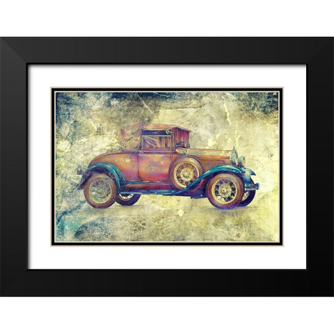 Vintage car 3 Black Modern Wood Framed Art Print with Double Matting by Kulik, Rafal