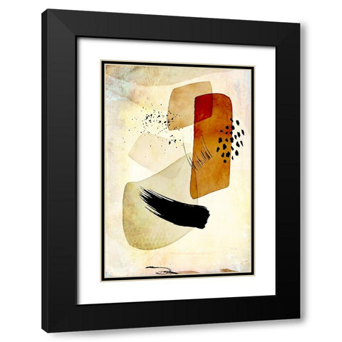 Boho art 14 Black Modern Wood Framed Art Print with Double Matting by Kulik, Rafal