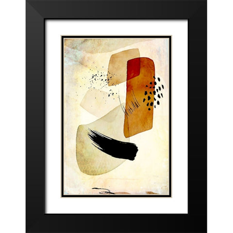 Boho art 14 Black Modern Wood Framed Art Print with Double Matting by Kulik, Rafal