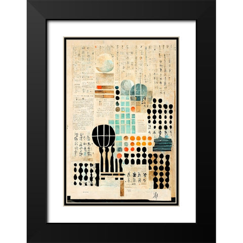 The Formula Black Modern Wood Framed Art Print with Double Matting by Treechild