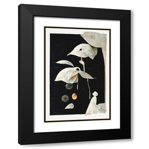 The Seed Black Modern Wood Framed Art Print with Double Matting by Treechild