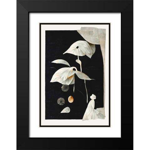 The Seed Black Modern Wood Framed Art Print with Double Matting by Treechild