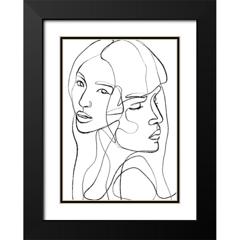 The Truth Black Modern Wood Framed Art Print with Double Matting by Treechild