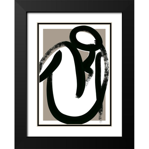 Closer Black Modern Wood Framed Art Print with Double Matting by Treechild