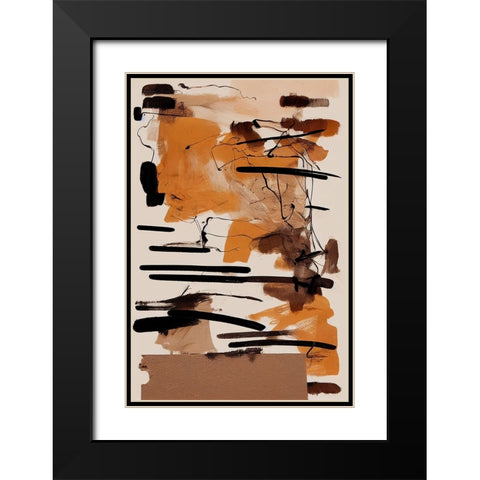 Rusty Machine Black Modern Wood Framed Art Print with Double Matting by Treechild