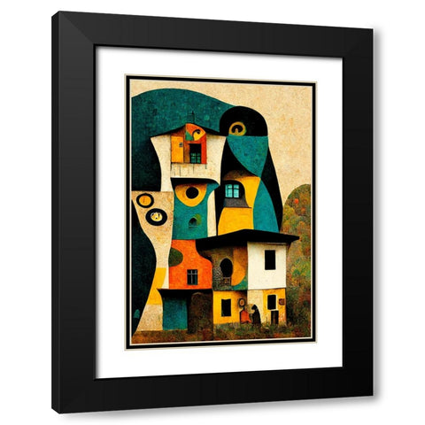 The Art House Black Modern Wood Framed Art Print with Double Matting by Treechild
