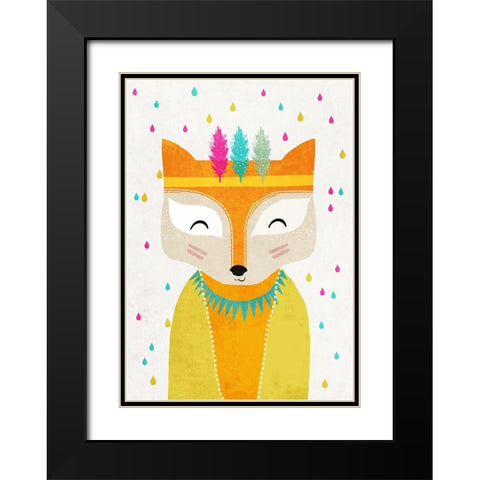 The Rainmaker Black Modern Wood Framed Art Print with Double Matting by Treechild