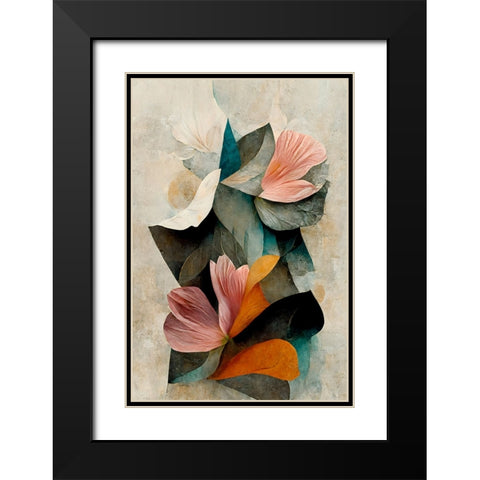 Grow Black Modern Wood Framed Art Print with Double Matting by Treechild