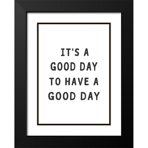 Good Day Black Modern Wood Framed Art Print with Double Matting by Pienaar, Kathrin