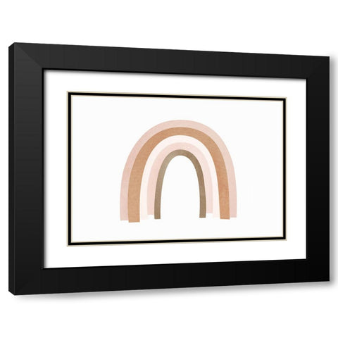 Little Rainbow Black Modern Wood Framed Art Print with Double Matting by Pienaar, Kathrin