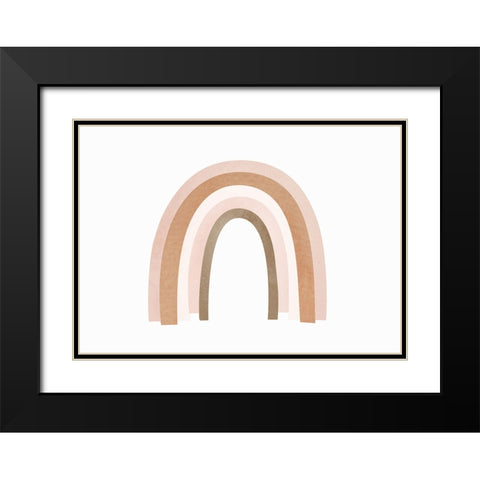 Little Rainbow Black Modern Wood Framed Art Print with Double Matting by Pienaar, Kathrin