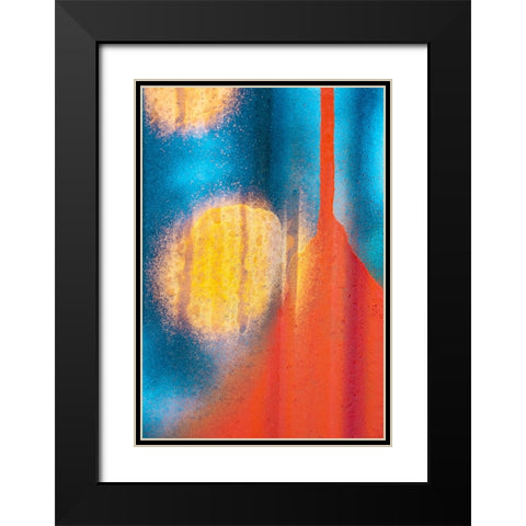 Untitled Black Modern Wood Framed Art Print with Double Matting by Ali Amir, Abbas